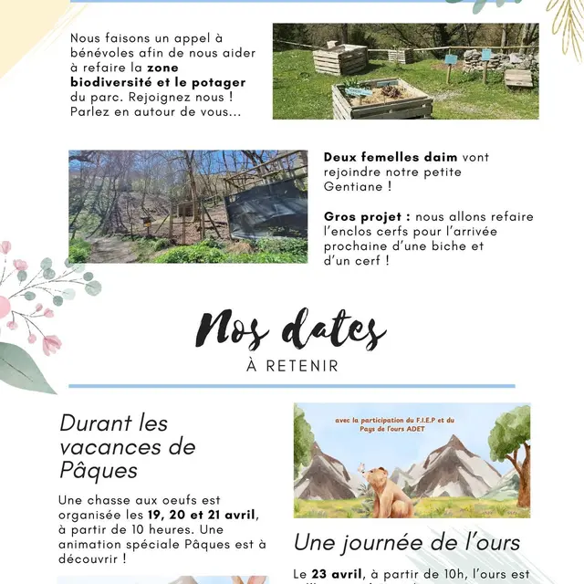 animations parc'ours