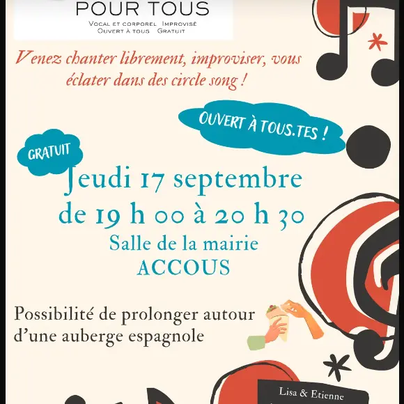 Chant pour tous.