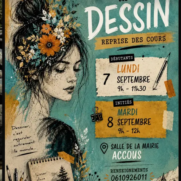 cours de dessin