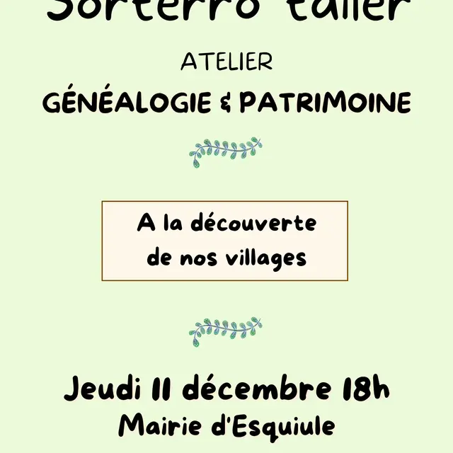 affiche a4 - généalogie