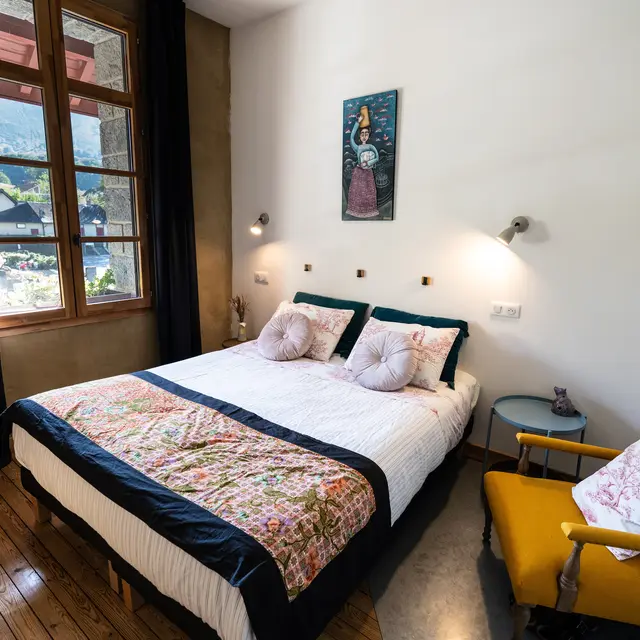 Chambre double Auberge Spa Transhumance & cie