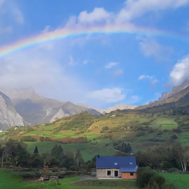 Arc en ciel au dessus de La Bourdette