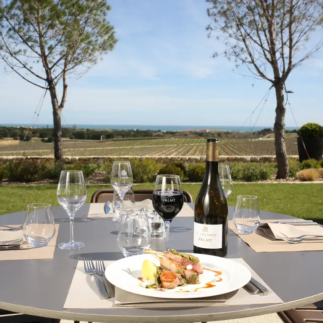 Restau. table vue mer