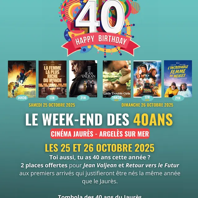 40ans Jaurès (Affiche (portrait A3))