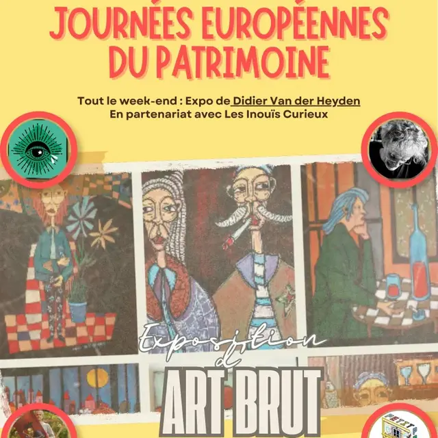 ©Bar Au Petit Paris - Exposition d’art brut de l'artiste Didier Van der Heyden