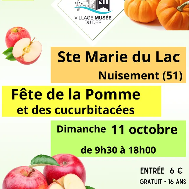 Affiche Fête VMD 2023/2024 - Affiche Fête pomme 2026