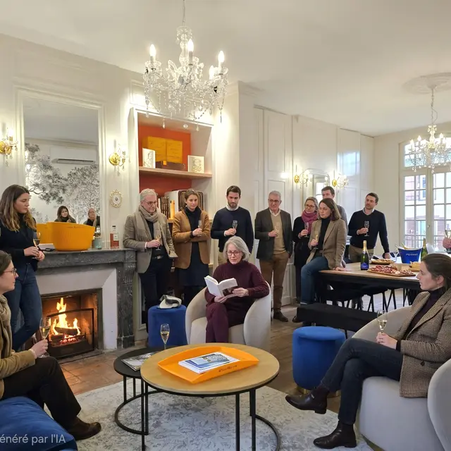 Le champagne entre les lignes