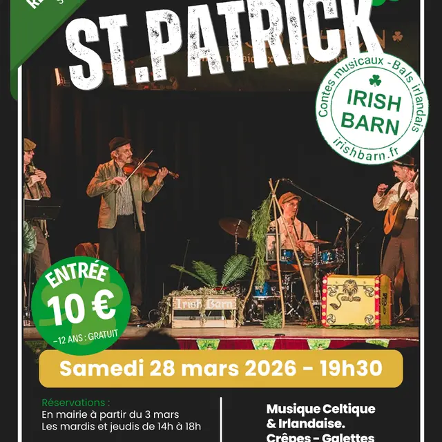 Affiche St. Patrick 2026