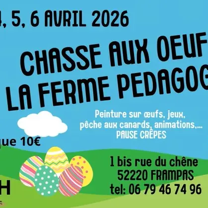 Chasse aux oeufs - Ferme du Grand Der