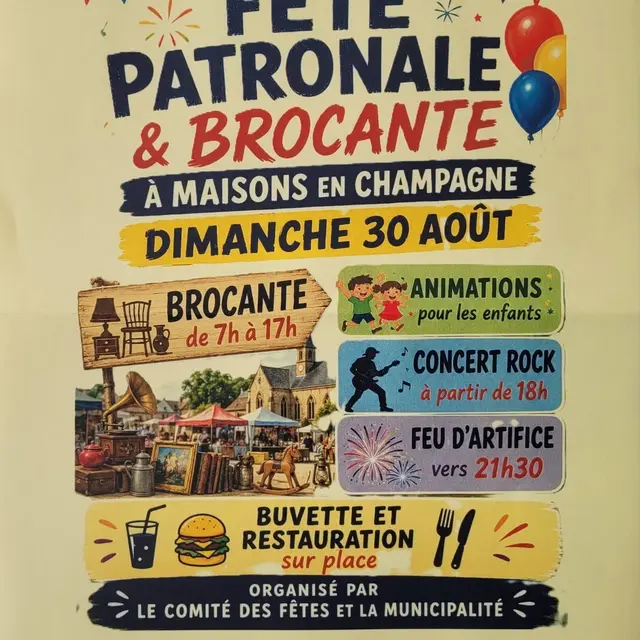 Fête Brocante MAISONS EN CHAMPAGNE