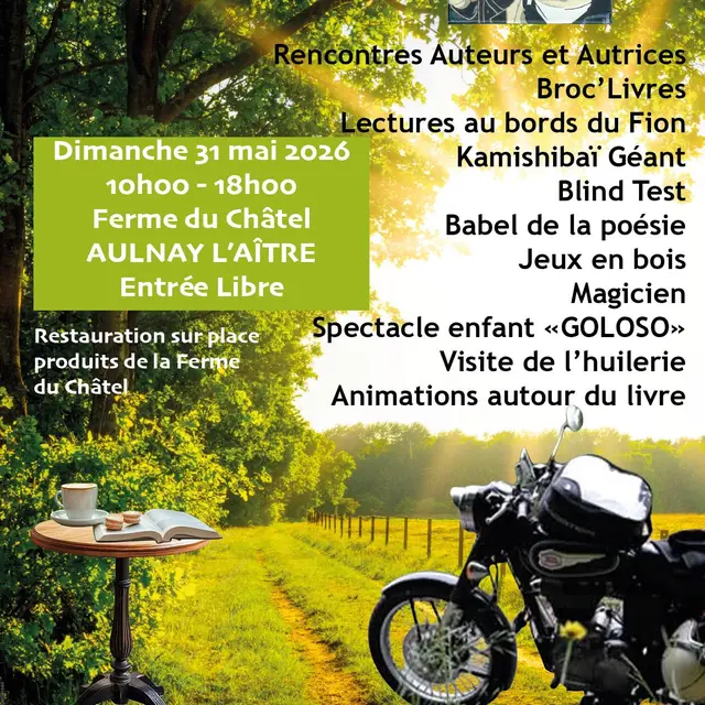 MAI DES LIVRES - FERME DU CHATEL AULNAY L'AITRE