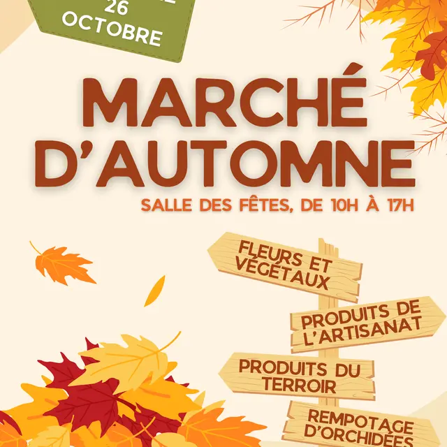 Marché d'Automne St Martin sur le Pré