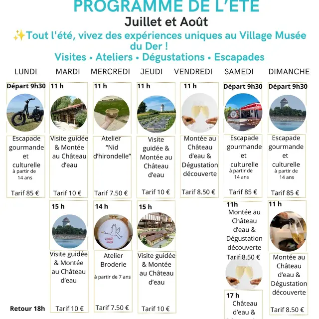 Programme des ANIMATIONS JUILLET Et août - 7