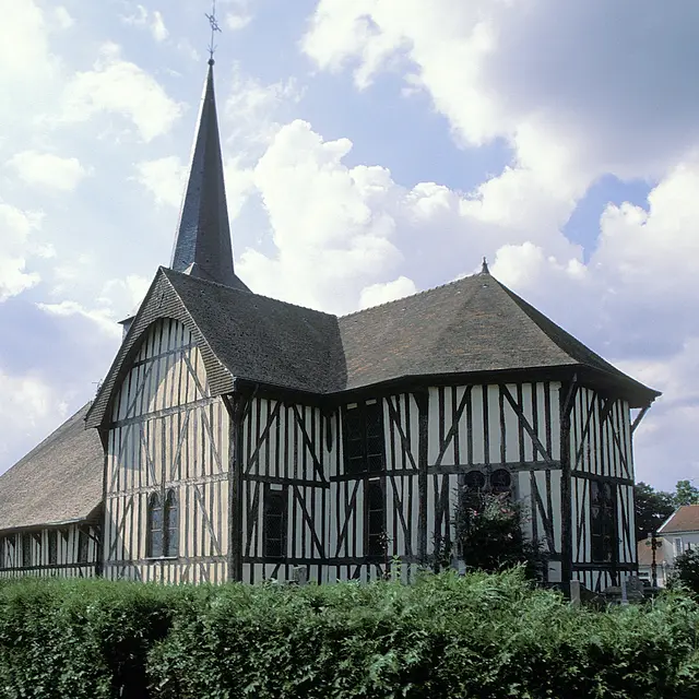 Eglisé à pan de bois d'Outines - Lac du Der