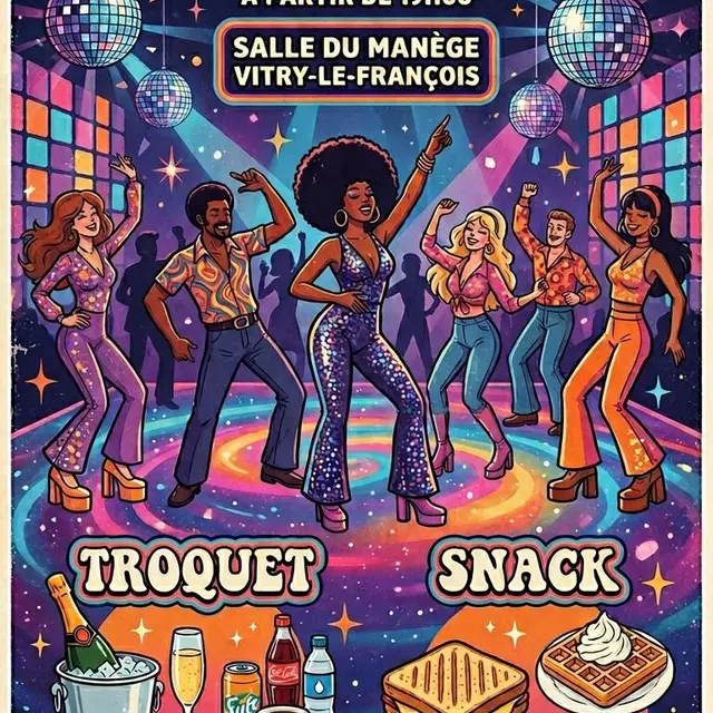 Soirée disco du Rendez-vous Vitry-le-Frs