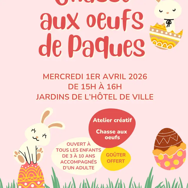 Chasse aux oeufs de Pâques