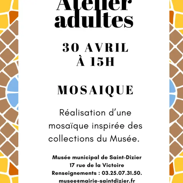 Atelier mosaïque