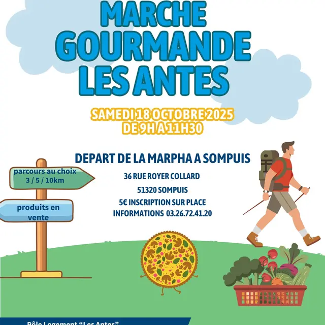 MARCHE GOURMANDE LES ANTES