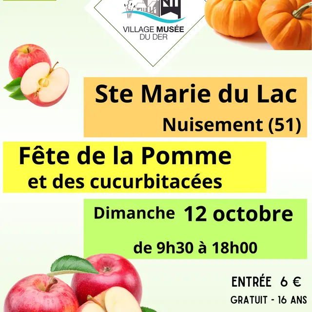 Affiche Fête VMD 2023/2024 - Affiche Fête pomme 2025