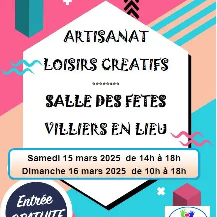 salon artisanat Villiers en Lieu