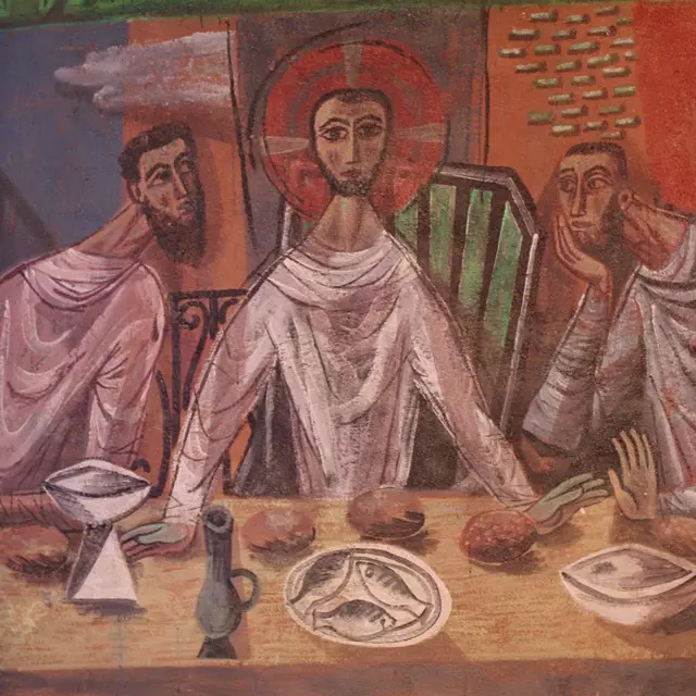 Peintures de l'église fortifiée de Jeantes < Thiérache < Aisne < Picardie