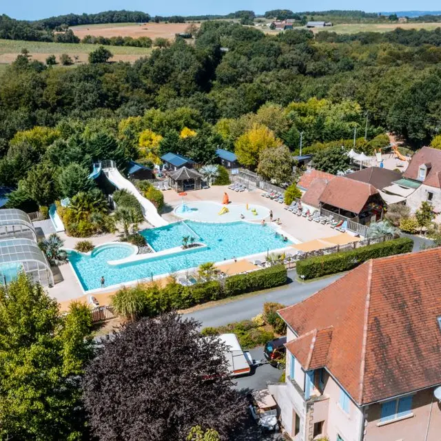 Camping Yelloh! Village Lascaux vacances - vue aérienne