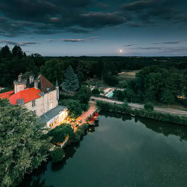 Chateau le Verdoyer Vue Aérienne