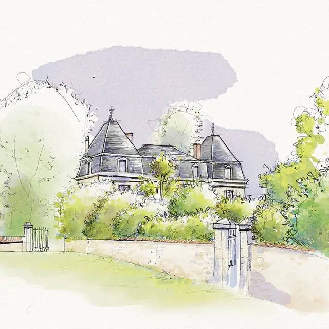 Aquarelle_A3 2 - EGLISE NEUVE DE VERGT