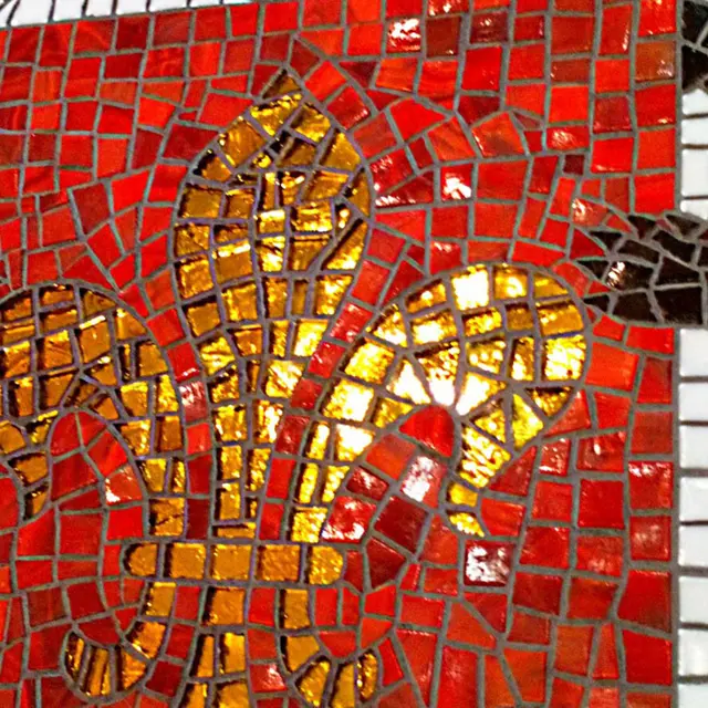 Armoiries mosaïque en émaux de verre de Venise (2)