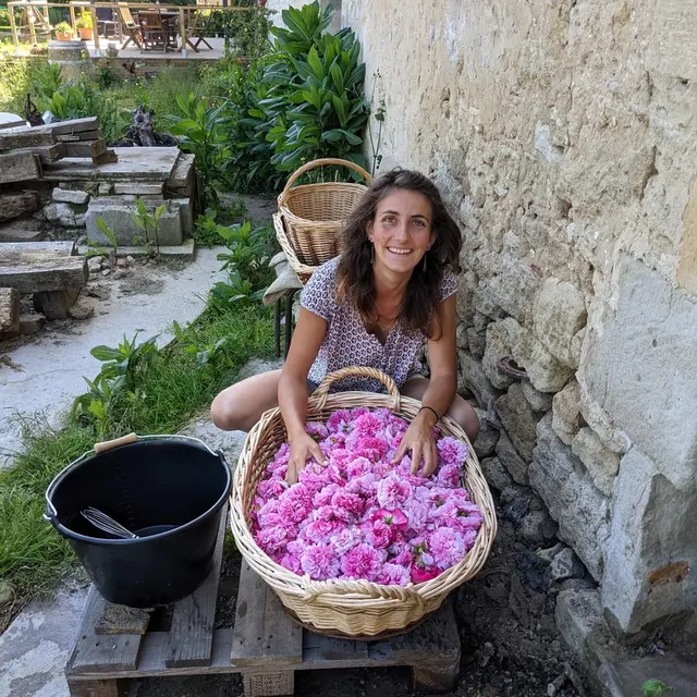 Eva Timone et ses fleurs