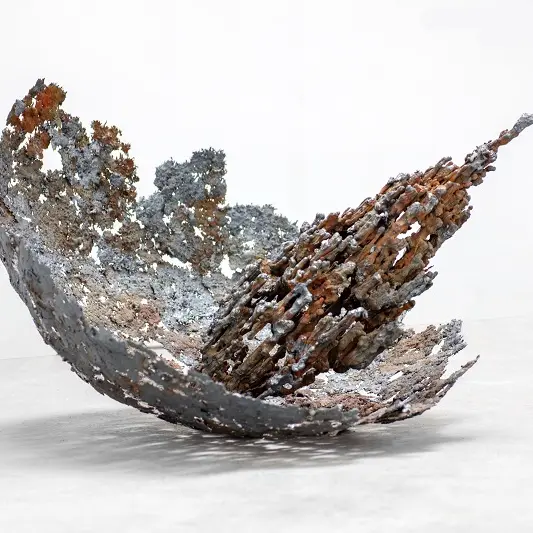 Jules Andrieu - artiste sculpteur - metal - Meteorite 2019