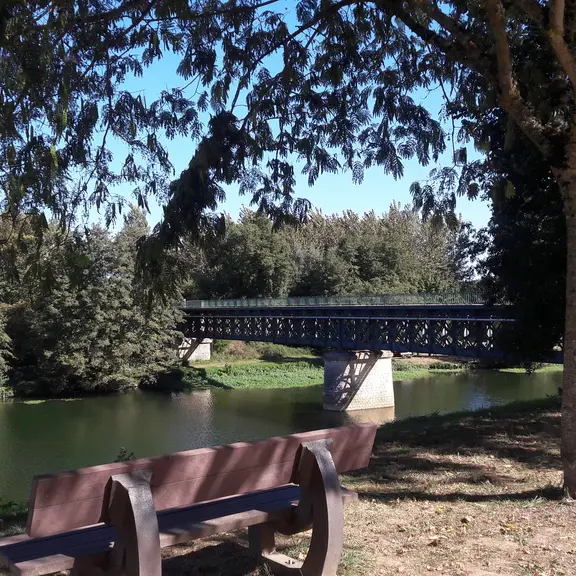 aire de pique-nique Sourzac, vue sur la rivière