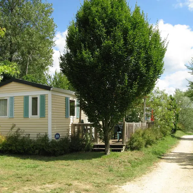 mobil home camping La Bastide