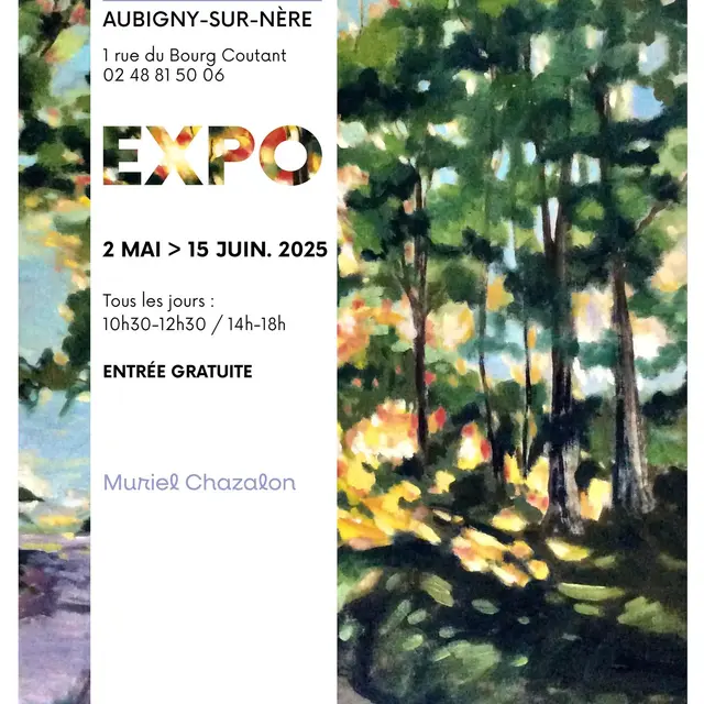 Affiche - expo - aubigny