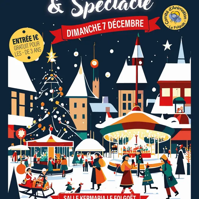 marché artisanal et spectacle de Noel