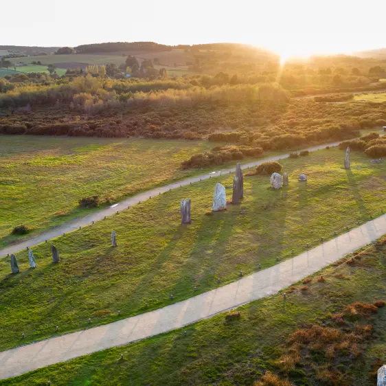 Les mégalithes et landes de Saint Just