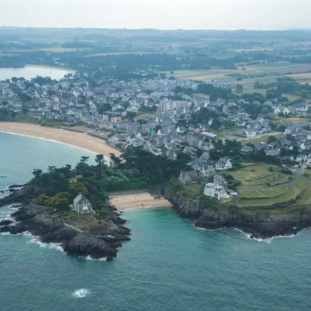 Plage du Nicet vue du ciel