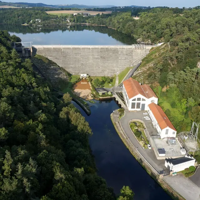 1222870-Barrage de Guerlédan, Côtes-d'Armor, UP Centre, GEH Ouest.