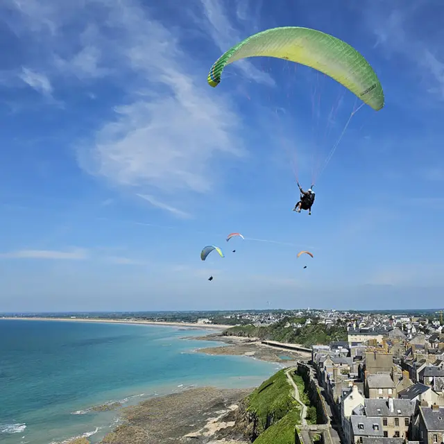 Parapente en Baie