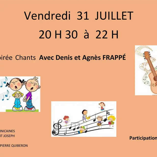 vendredi 31 juillet Denis et Agnès