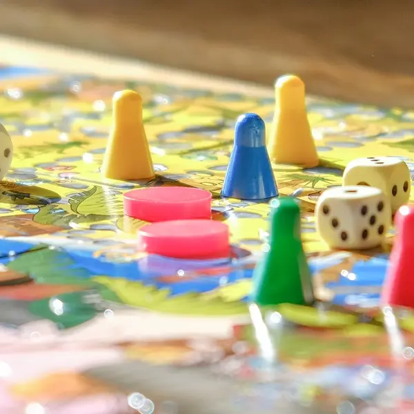 Board games. Home hobby leisure with children. Family fun, digital detox, mental health Quarantine games, gifts for family, play background