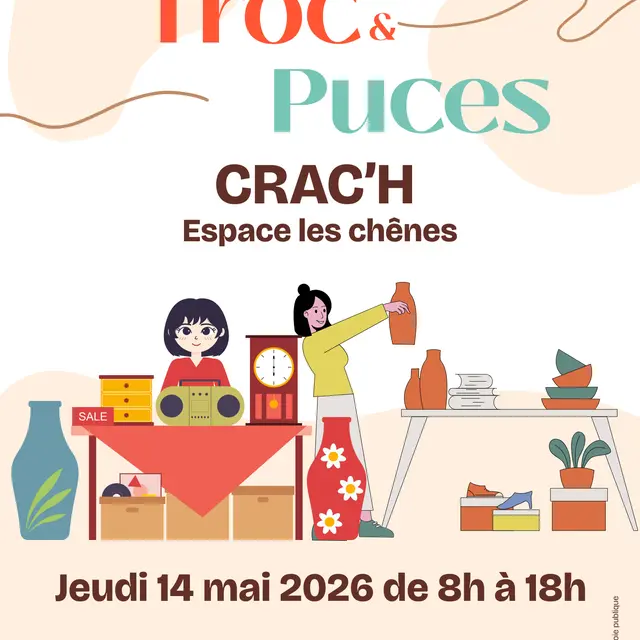 Affiche - Troc et puces 2026