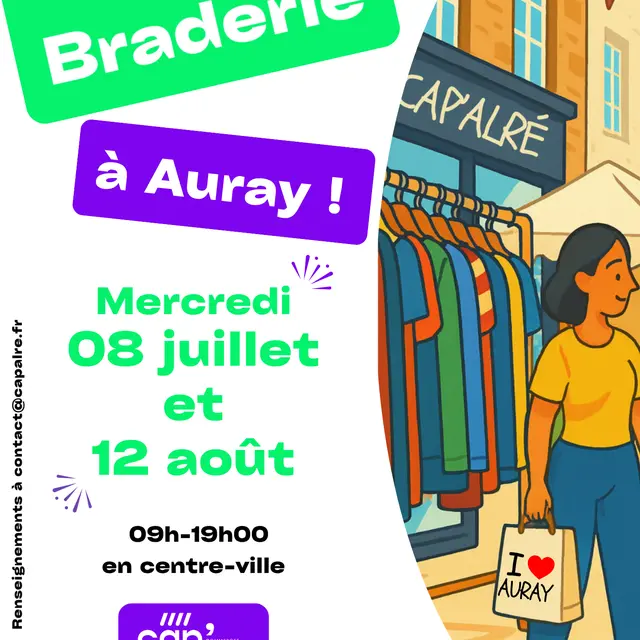 Affiche Braderie Auray 2025 - Version 3