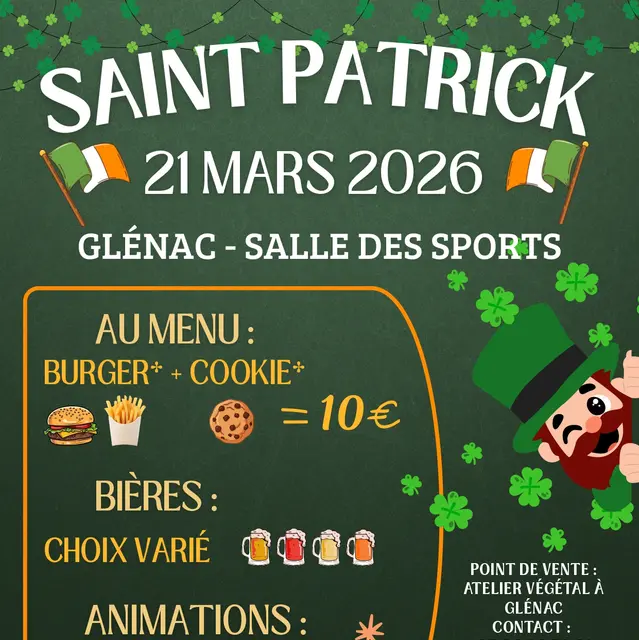Affiche St Patrick 2026