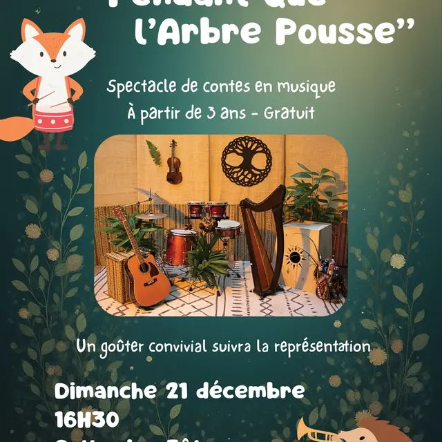 Affiche Spectacle Pendant que l'arbre pousse