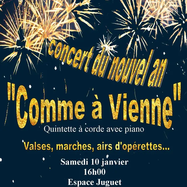 Affiche concert du nouvel an 2026