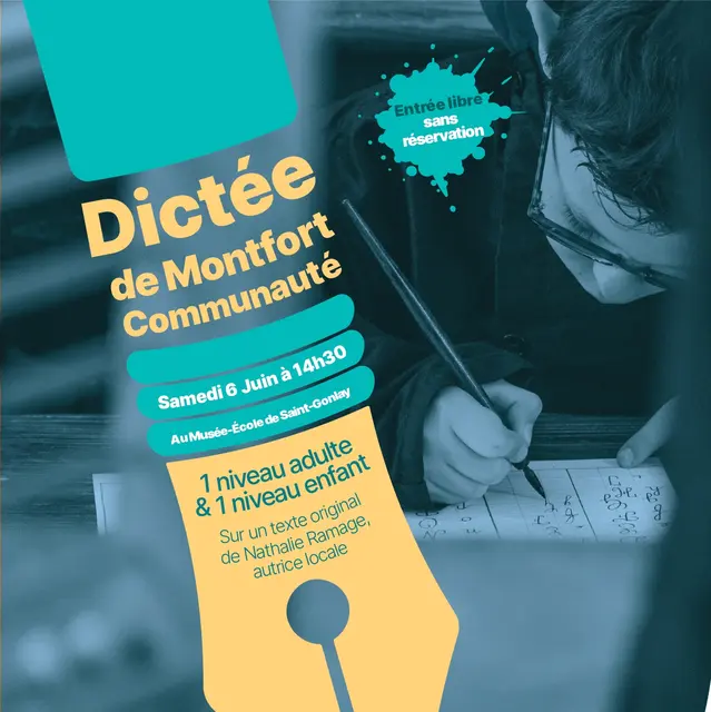 Affiche dictée St Gonlay 2026