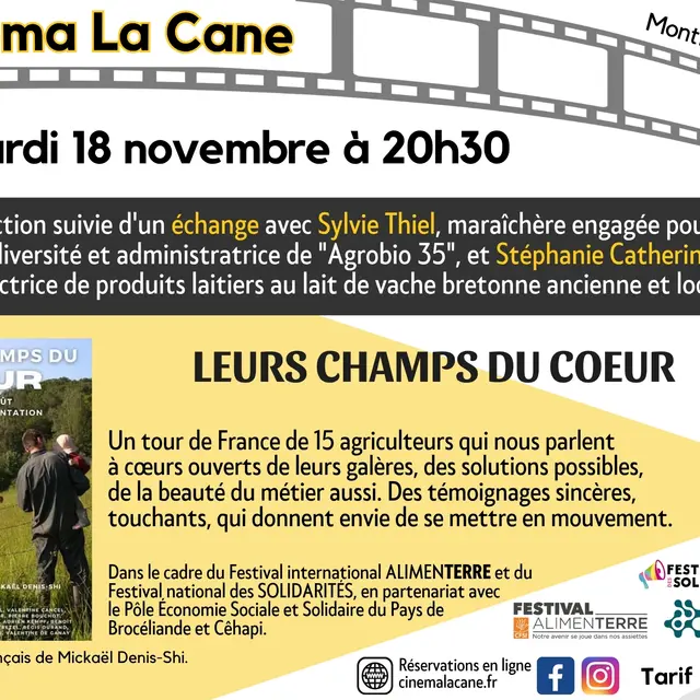 Affiche soirée ALIMENTERRE 2025 - 1