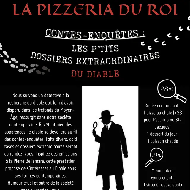 Pizzeria du Roi 30.10.25 - Affiche/flyer