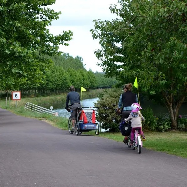 A vélo sur le canal